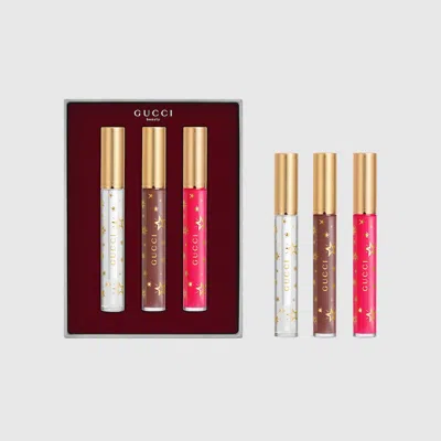 Gucci Gloss À Lèvres Lip Gloss Trio Gift Set In Undefined