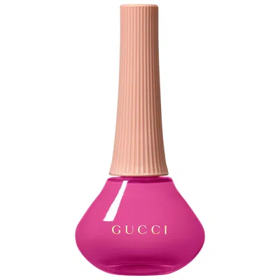GUCCI GLOSSY NAIL POLISH 402 VALENTINE FUCHSIA 0.33 OZ / 10 G