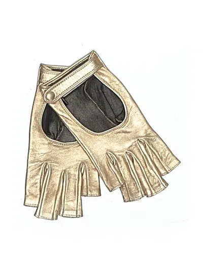 Pre-owned Gucci Gloves In Gold