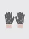 Gucci Women Cashmere Gg Gloves In Gray