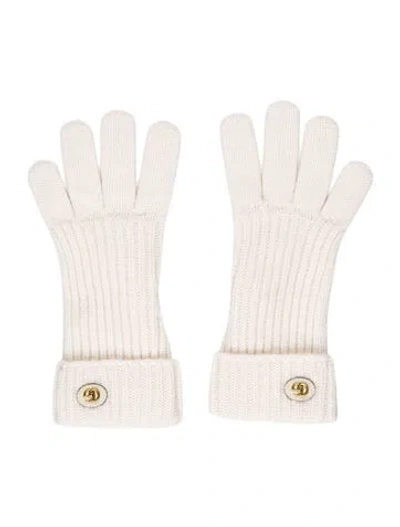 Pre-owned Gucci Gloves W/tags In Neutrals