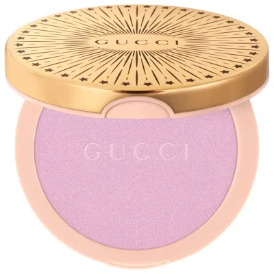 Gucci Glow Powder Gel Highlighter 02 Frosted Lilac 0.35 oz / 10 ml In White