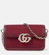 Gucci Go Gg Canvas Small Shoulder Bag In Red
