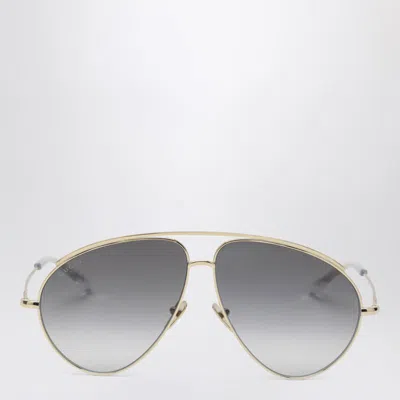 Gucci Gold Aviator Sunglasses