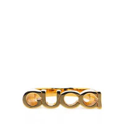 Pre-owned Gucci Gold Band Ring ()