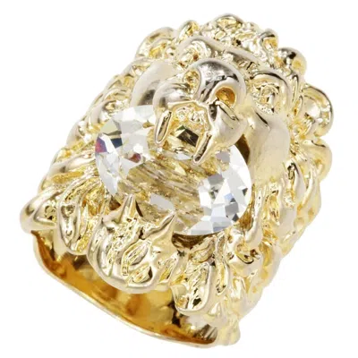 Pre-owned Gucci Gold Gold Plating Band Ring ()