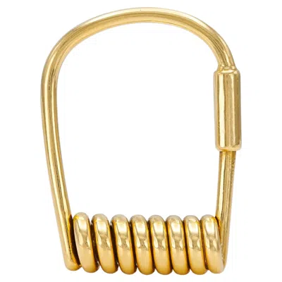 Pre-owned Gucci Gold Key Ring In Multi