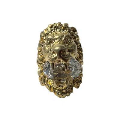 Pre-owned Gucci Gold Metal Band Ring ()