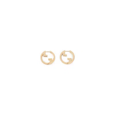 Gucci Gold Metal Gg Blondie Earrings
