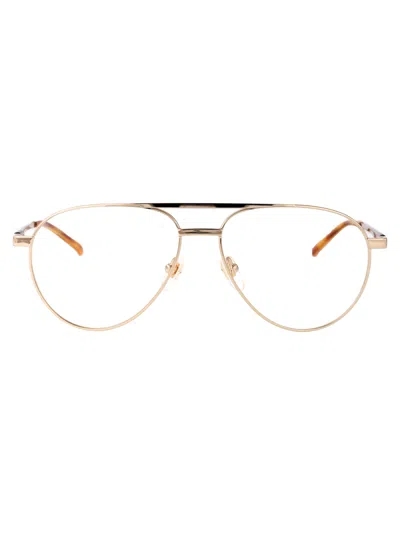 Gucci Gold Metal Optical Glasses