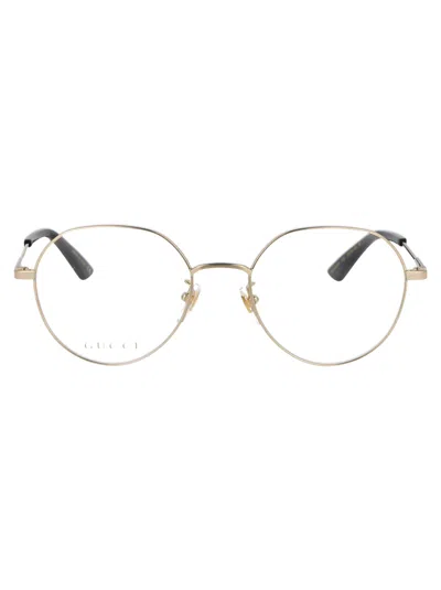 Gucci Gold Metal Optical Glasses