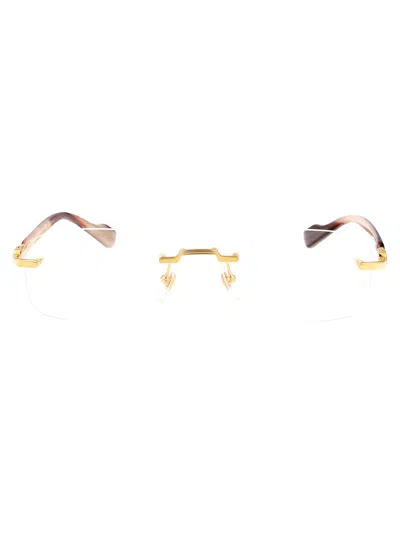 Gucci Gold Metal Optical Glasses