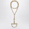 Gucci Gold Necklace With Half Bit Women In Gold