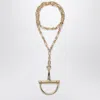 Gucci Gold Necklace With Half Bit Women In Gold