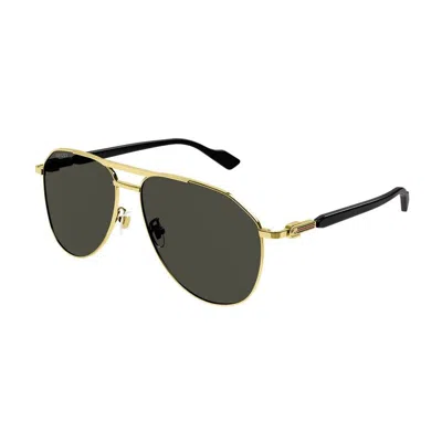 Gucci Gold Sunglasses For Men