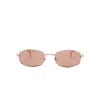 Gucci Gold Sunglasses Women In Brown