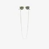 Gucci Gold Tone Round Frame Sunglasses In Gold