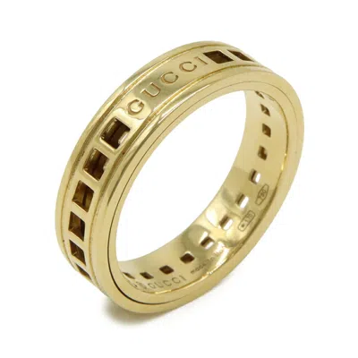 Pre-owned Gucci Gold Yellow Gold (18k) Band Ring ()