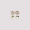 Gucci Blondie Pearl Earrings In Golden