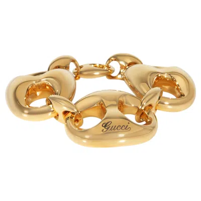 Pre-owned Gucci Gold-plated Mariners Link Bracelet In Multiple