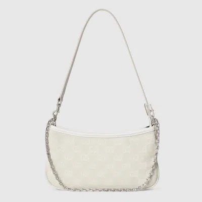 Gucci Gossip Small Shoulder Bag In White