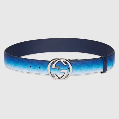 Gucci Gradient Belt With Interlocking G Buckle