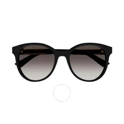 Gucci Gradient Grey Oval Ladies Sunglasses Gg1191sk 001 56 In Black