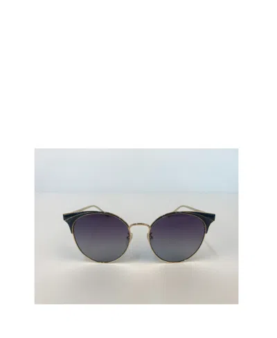 Gucci Gradient Logo Details Sunglasses In Black