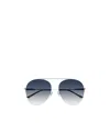 Gucci Gradient Pilot-frame Sunglasses In Blue