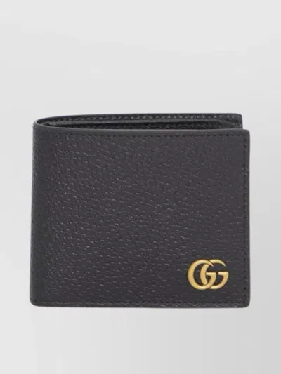 Gucci Grained Leather Bi-fold Wallet With Imperfections