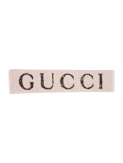 Pre-owned Gucci Graphic Headband In Neutral