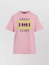 Gucci Logo-printed Short-sleeved T-shirt In Pink