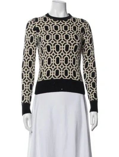 Pre-owned Gucci Graphic Print Crew Neck Sweater In Multicolor