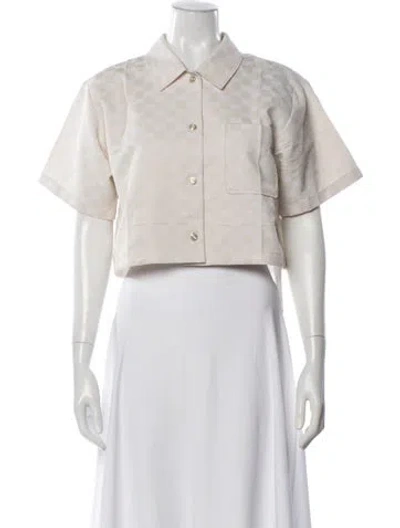 Pre-owned Gucci Graphic Print Jacket In Neutral