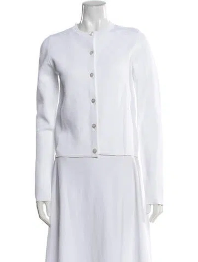 Pre-owned Gucci Graphic Print Jacket W/ Tags In White