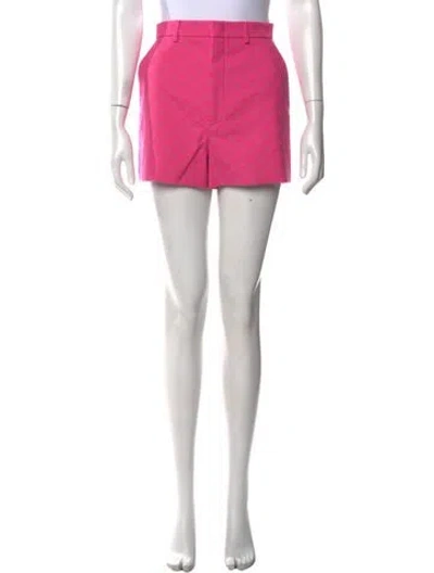 Pre-owned Gucci Graphic Print Mini Shorts In Pink