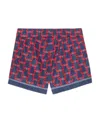 Gucci Children's Printed Nylon Swim Shorts In Blue