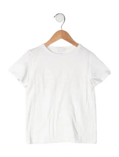 Pre-owned Gucci Kids' Graphic Print T Shirt In White
