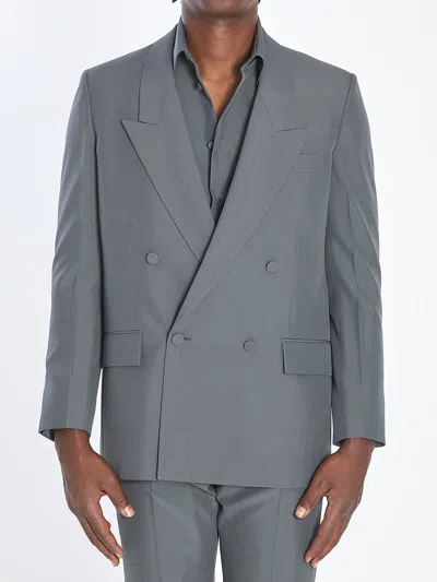 GUCCI GUCCI GRAPHITE PANAMA BLAZER