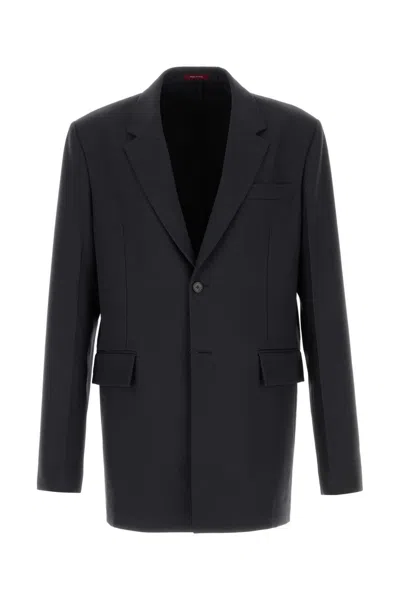 GUCCI GRAPHITE TWILL BLAZER