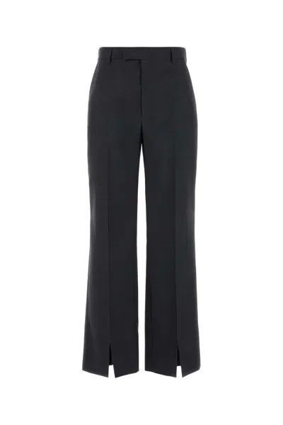 Gucci Graphite Wool Pant In Black