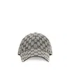 Gucci Gray Cotton Cap (baseball Hat)