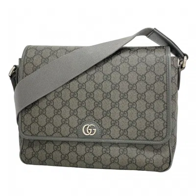 Pre-owned Gucci Gray Pvc Shoulder Bag ()