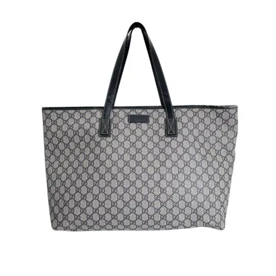 Pre-owned Gucci Gray Pvc Tote Bag ()