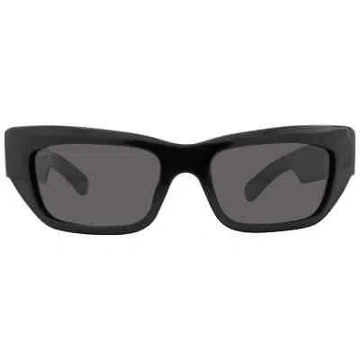 Pre-owned Gucci Gray Rectangular Men's Sunglasses Gg1296s 001 55 Gg1296s 001 55