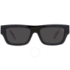 Gucci Men's Rectangular Sunglasses In Gray