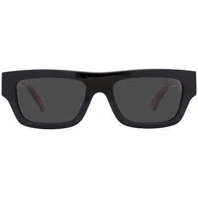 Pre-owned Gucci Gray Square Men's Sunglasses Gg1301s 001 55 Gg1301s 001 55
