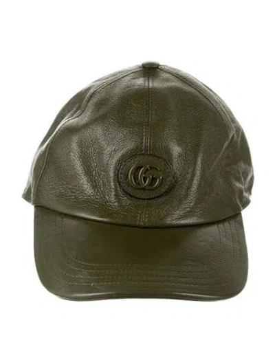 Pre-owned Gucci Green Adjustable Cap