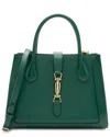 Gucci Green Calfskin Jackie 1961 Medium Tote (authentic Pre-loved) In Green