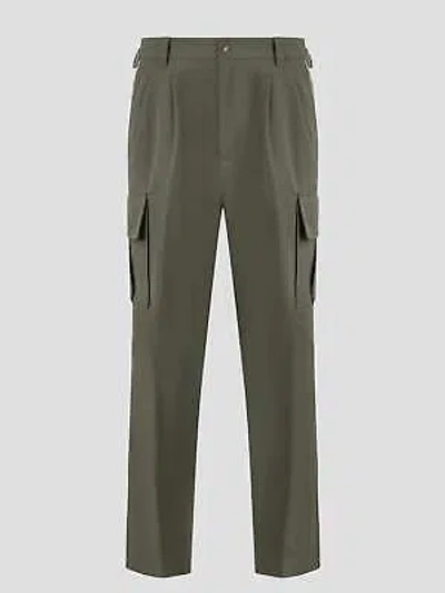 Pre-owned Gucci Green 'cargo' Pants With Branded Details In Supreme Fabric In Cotton Man